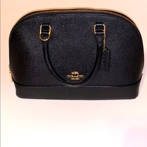 Black mini Coach purse